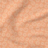 Smiley Faces (Peach) | Stripes and Shapes, Children Fabric Design | Erin Kendal